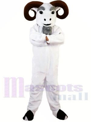 White Ram Mascot Costume Free Shipping