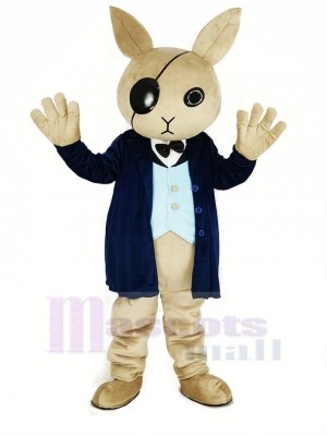 Cool Rabbit Butler Mascot Costume 