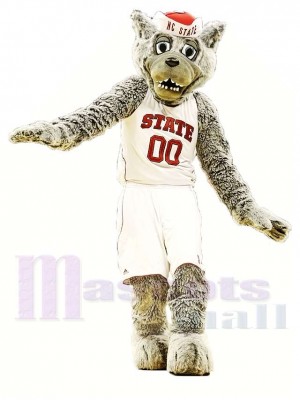 Sport Grey Wolf Mascot Costume 