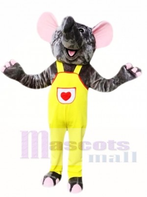 Gray Elephant Mascot Costumes  