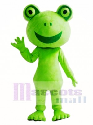 Green Frog Mascot Costume