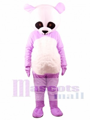 Chinese Purpe Giant Panda Mascot Costume