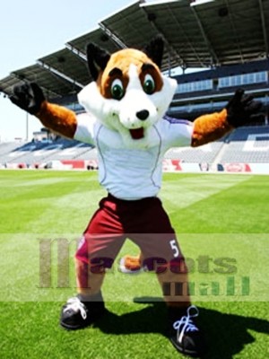 High Quality Soccer Fox Mascot Costume