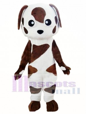 Baby Brown and White St Bernard Dog Mascot Costume