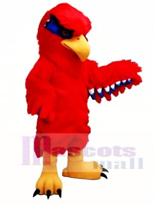 New Red Hawk Mascot Costume