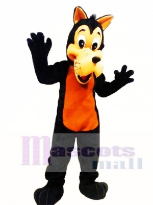 Happy Wolf Mascot Costume Adult Costume