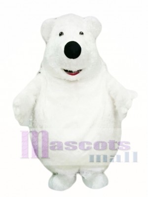 Giant Big Fat Polar Bear Mascot Costume