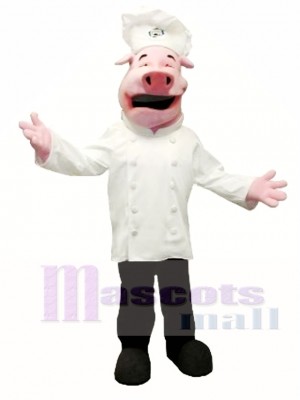 Chef Pig Mascot Costume