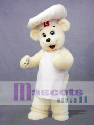 Chef Bear Mascot Costume