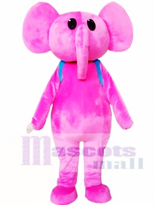 Adult Pink Elephant Mascot Costume