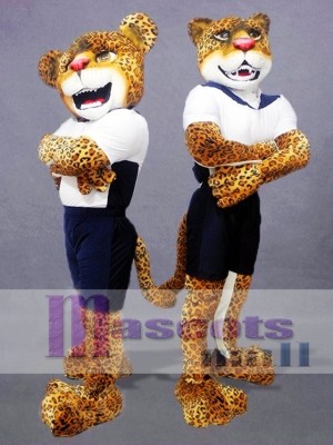 Single Power Jaguar Mascot Costume