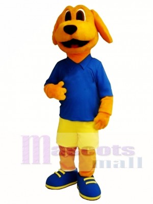 Cute Golden Dog Mascot Costume