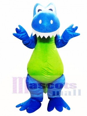High Quality Blue Dragon Mascot Costume