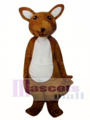 Cute Adult Kangaroo Mascot Costume  