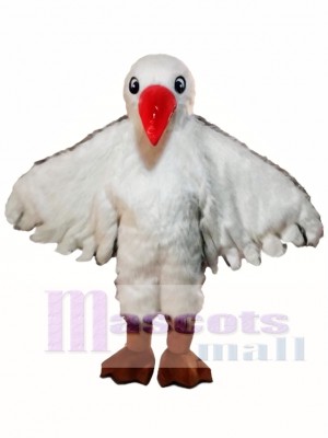 Red Mouth Seagull Mascot Costume  