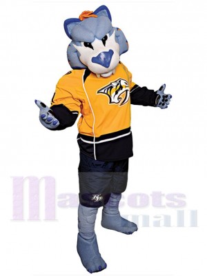 Nashville Predator Gnash Sabretooth Tiger Mascot Costume