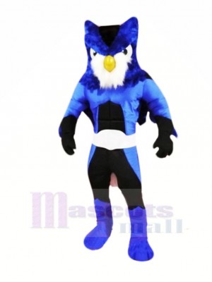 Hero Blue Owl Mascot Costumes Cartoon	