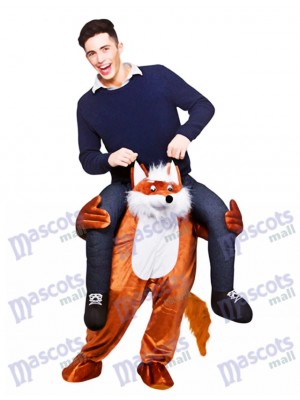 Carry Me Fantastic Fox Piggy Back Mascot Costume Ride On Funny Fancy Dress