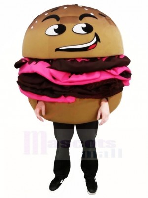 Delicious Hamburger Mascot Costume 