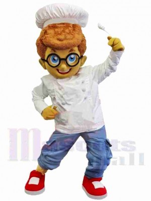 Junior Chefs Kid Chef Boy Mascot Costume