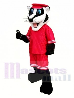 School Sporty Badger Mascot Costume