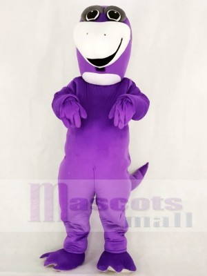 Cute Purple Dinosaur Mascot Costume School