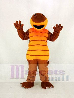 High Quality Adult Orange Billy Salamander Mascot Costume Cartoon