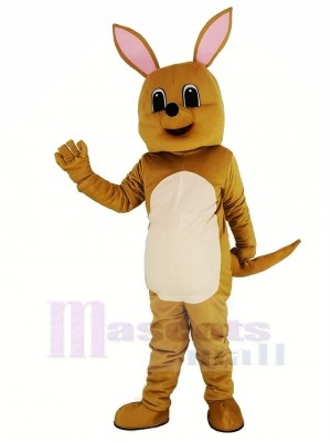 Cute Brown Kangaroo Mascot Costume Animal