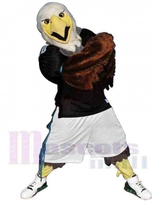 Sporty Fierce Eagle Mascot Costume 