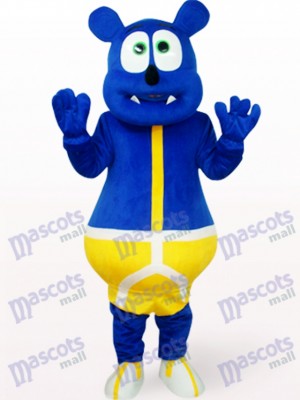 Blue Bear Animal Mascot Costume