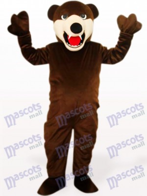 Deep Brown Bear Animal Mascot Costume