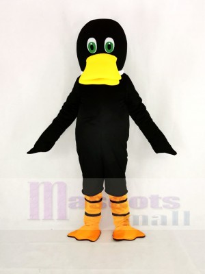 Black Duck Duckbill Mascot Costume Cartoon
