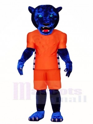 Blue Panther Mascot Costumes Animal