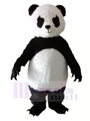 Panda with Long Eyelashes Mascot Costumes Animal