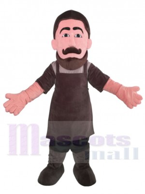 Barber mascot costume