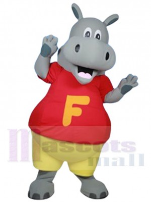 Hippo mascot costume