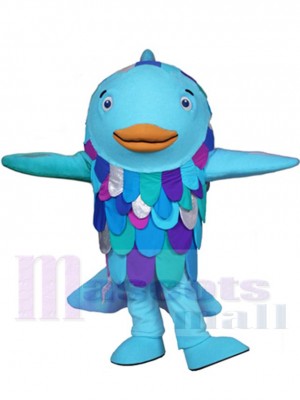 The Rainbow Fish mascot costume