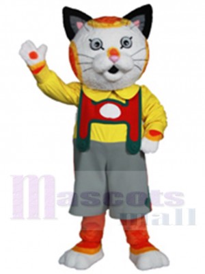 Huckle Cat mascot costume