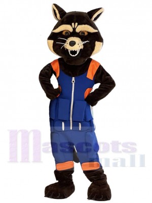 Rocket Raccoon mascot costume