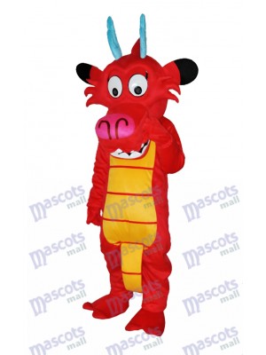 Dragon Mushu Dinosaur Mascot Costume