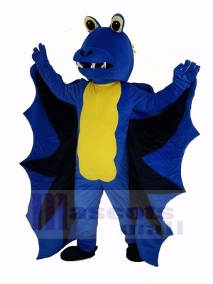 Funny Blue Dragon Mascot Costume