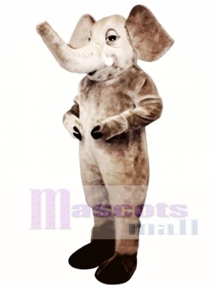 Tusked Elephant Mascot Costume