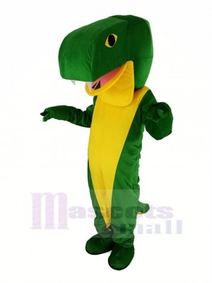 Green Snake Mascot Costume Animal