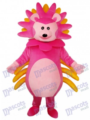 Pink Hedgehog Mascot Adult Costume