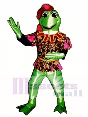 Prince Frederick Frog Mascot Costume