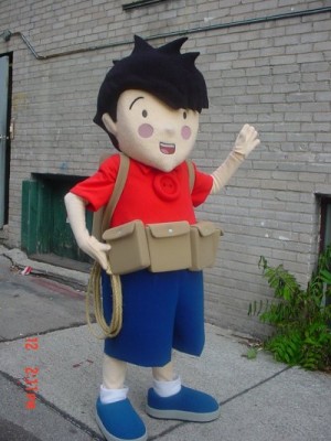 George Shrinks Mascot Costume