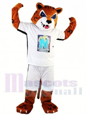 High School Energetic Tiger Mascot Costume