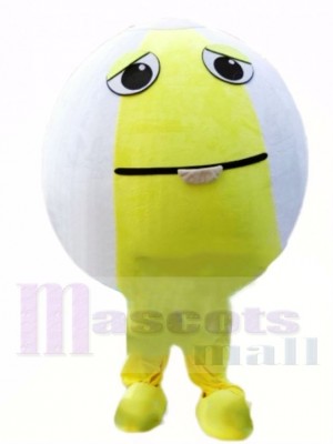 Cartoon Tennis Ball Mascot Costume 