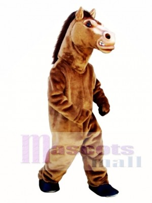 Cute Fierce Stallion Horse Mascot Costume