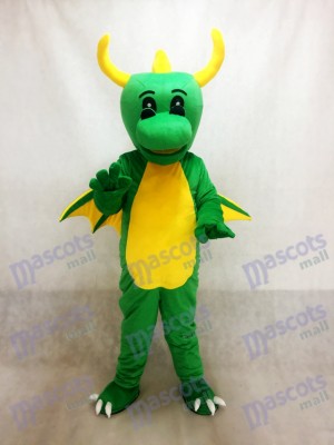 Green Dinosaur Mascot Costume Dragon